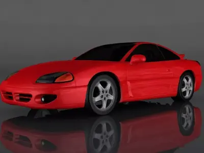 Dodge Stealth R Low-poly 3D model