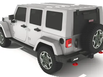 Jeep Commander 4K 3D model