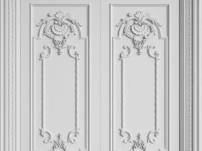 Classic Interior Walls 3D model