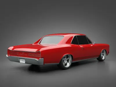 1966 Pontiac GTO 3D model