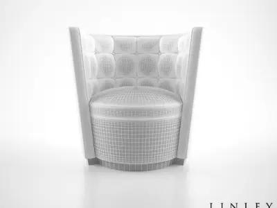 Linley Deco Armchair 3D model
