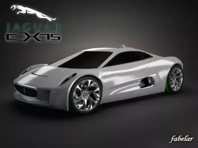 Jaguar C-X75 3D model