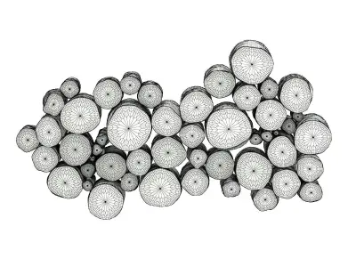 Wood Logs Decoration 3D model