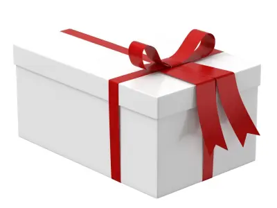 Gift box v3 3D model