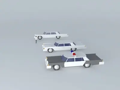 70s car 1 Free 3D model