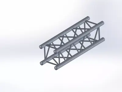 Truss section x4 240x240mm 3D model