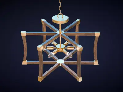 Bastian Small Lantern Low-poly 3D model