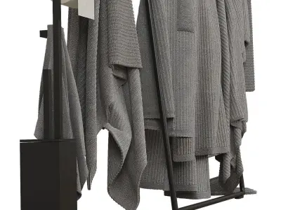 Decorative bathroom set 202 3D model