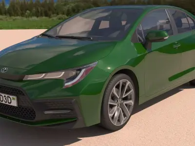 Toyota Corolla Sedan Regular 2020 3D model