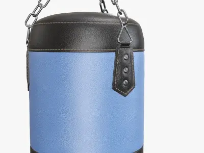 Boxing ceiling punch bag 3D model