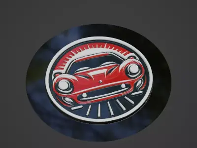 Car Pendant Medallion 3D print model