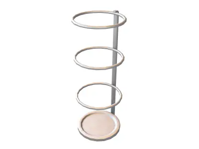 Modern Design Umbrella Stand v1 001 Low-poly 3D model