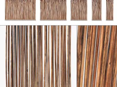 Screen branch thin decor n6 3D model