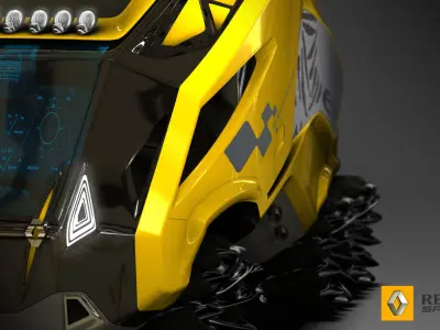 dakar concept truck 3D model
