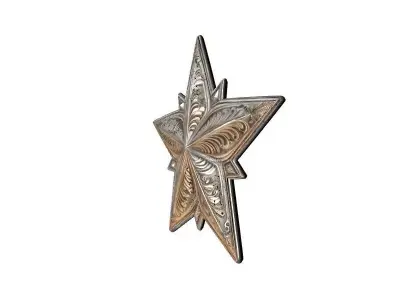Christmas Star 3D Printable Decoration 3D print model