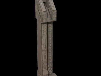 fantasy column 3D model