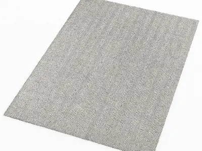 Restoration Hardware Ceta Rug - Silver 3D model