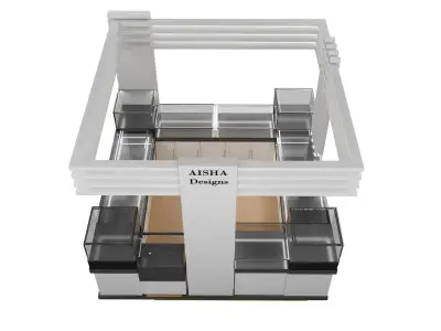 Booth Exhibition Stand a335 3D model