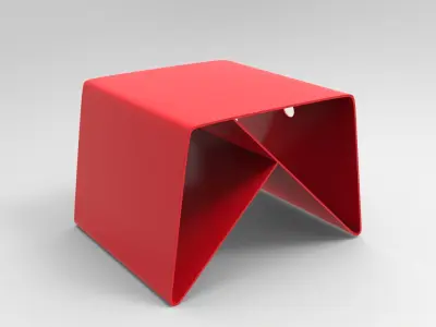 T4 Small Table Low-poly 3D model