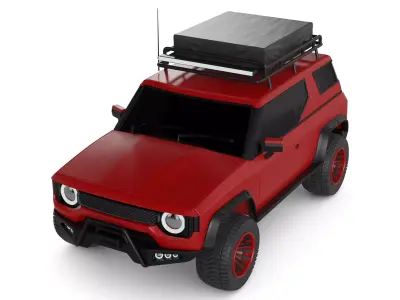Dedicated Off Road car 3D model