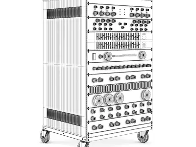 Audio Rack 2 3D model