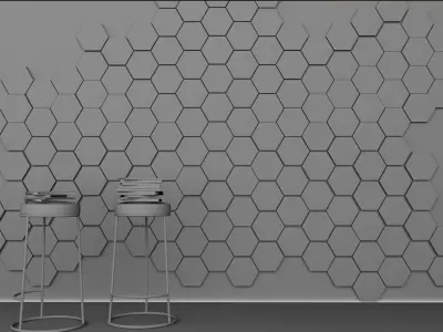 Design Interior Wall decoration  3D model
