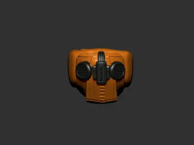 helmet high poly sculpt 3d printable ver 7 3D model 3D model 12