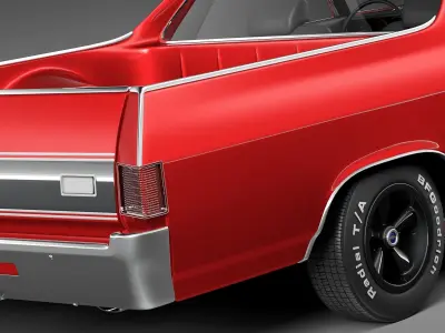 Chevrolet El Camino 1971 3D model