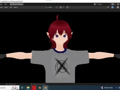 ANIME BOY FOX AVATAR READY TO GO FOR VRCHAT Low-poly 3D model