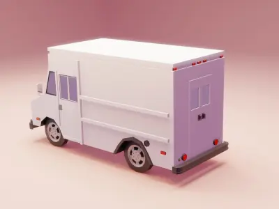 Chevrolet P30 Paso Van 1990 Low-poly 3D model
