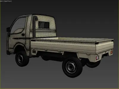 dimo batta Low-poly 3D model