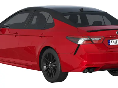 Toyota Camry XSE Hybrid 2023 3D model