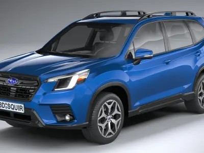 Subaru Forester 2023 3D model