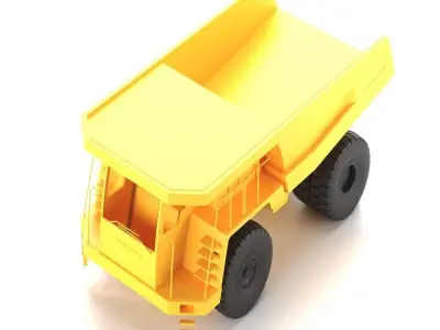 mining truck toy 3D model