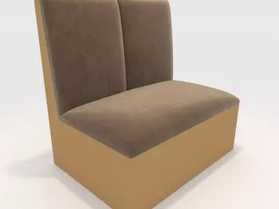 Sofa Cafe 4 3D model