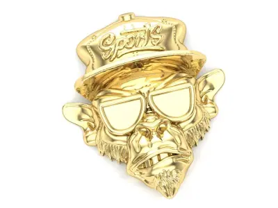 face monkey sport 3D print model