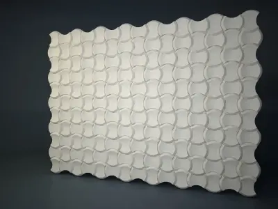 01 3DECOR PATTERN WALL Low-poly 3D model