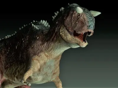 Carnotaurus dinosaur 3D model