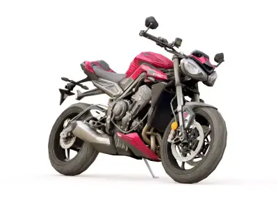 2024 Triumph Street Triple 765 RS Low-poly 3D model