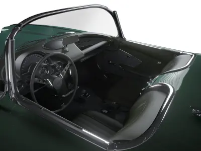 Chevrolet - 1960 - corvette c2 3D model