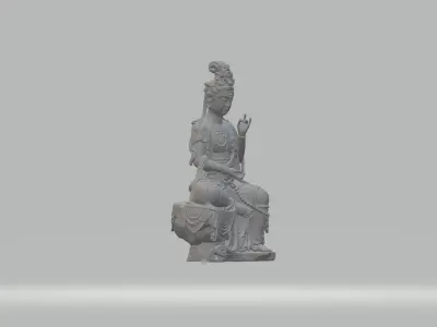 Guanyin Bodhisattva Buddha Statue 3D print model purchase