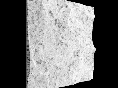 372-RockPanel sandstone wall texture 3D model