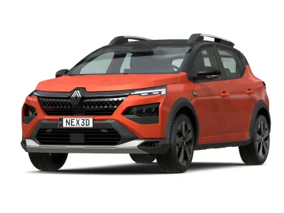 Renault Kardian 2024 With Interior 3D model