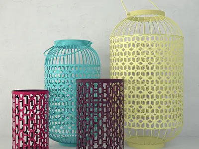 Lattice Lanterns 3D model