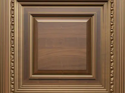 Classical coffered ceiling Set 3D model