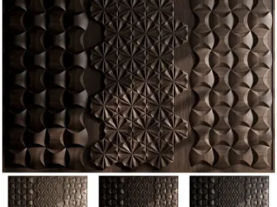 3d Wall Panel 05 3D model