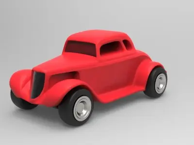 Legends car printable toy 3D print model