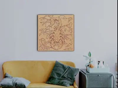 The scorpion decoration  3D print model