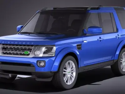 Land Rover Discovery 2014 VRAY 3D model