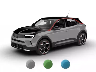 Vauxhall Mokka 2021 3d model 3D model